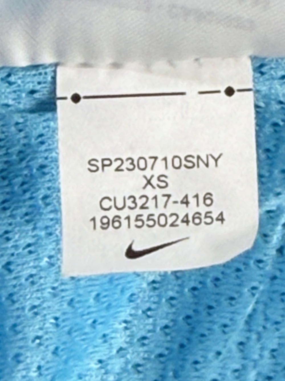 Nike Essential Baltic Blue Hooded Running Windbreaker Jacket Womens XS - Picture 5 of 6